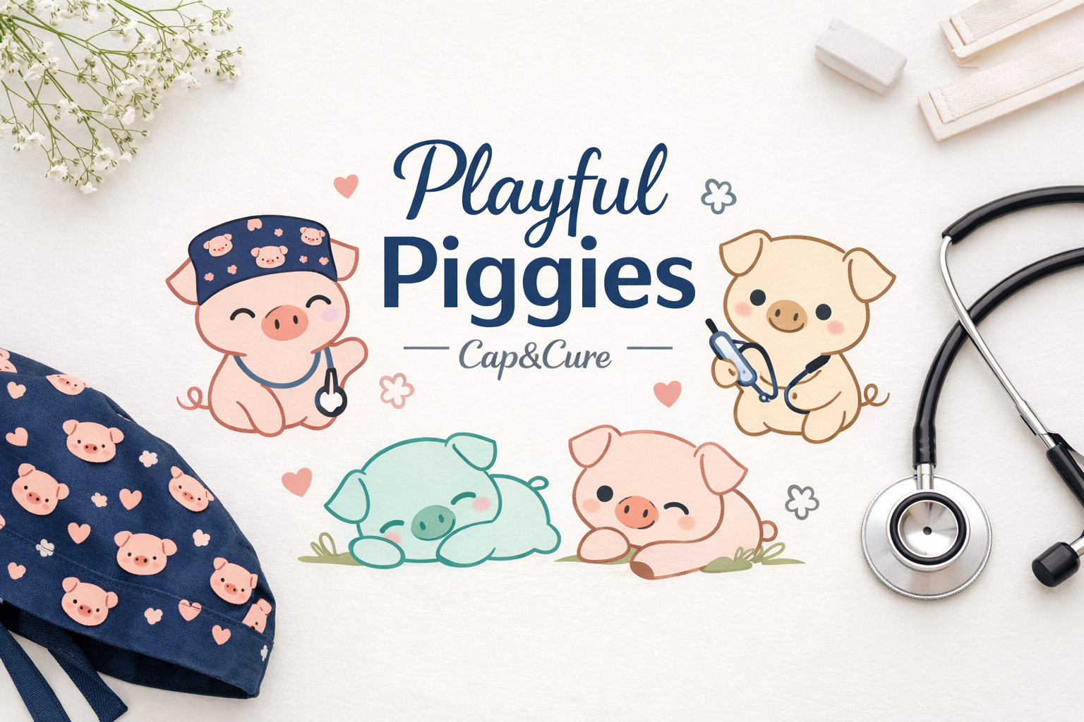 Playful Piggies