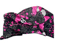 Black & Pink Skull Cap